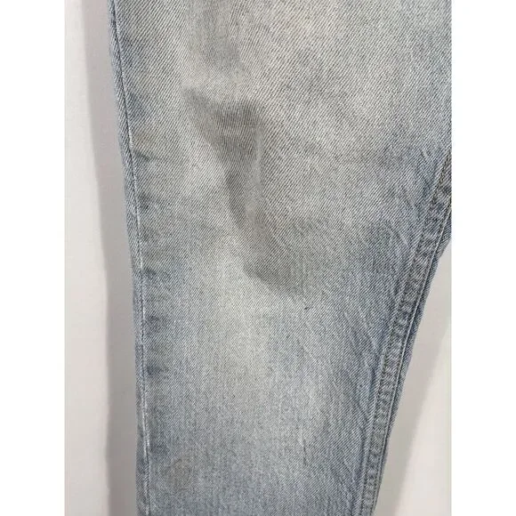 Ksubi Men's Size 30x29‎ Light Blue Distressed Jeans